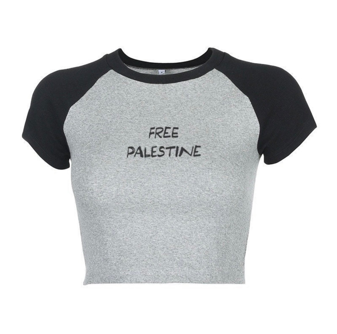 Free Palestine Women's Cropped Tshirt - Mondayfree 