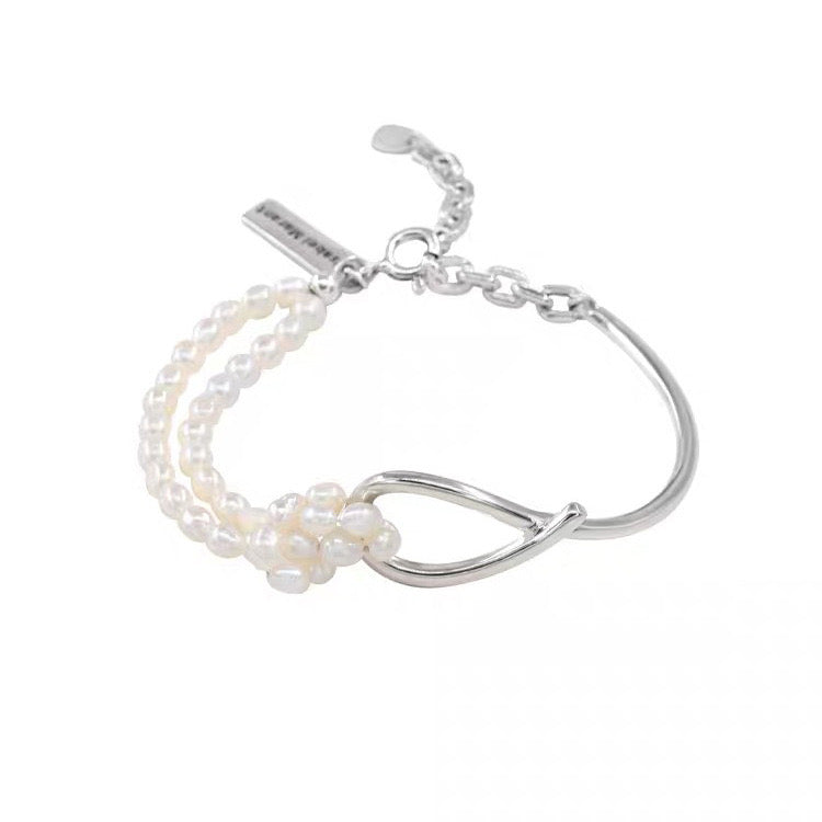 Duet Pearl Twist Bracelet