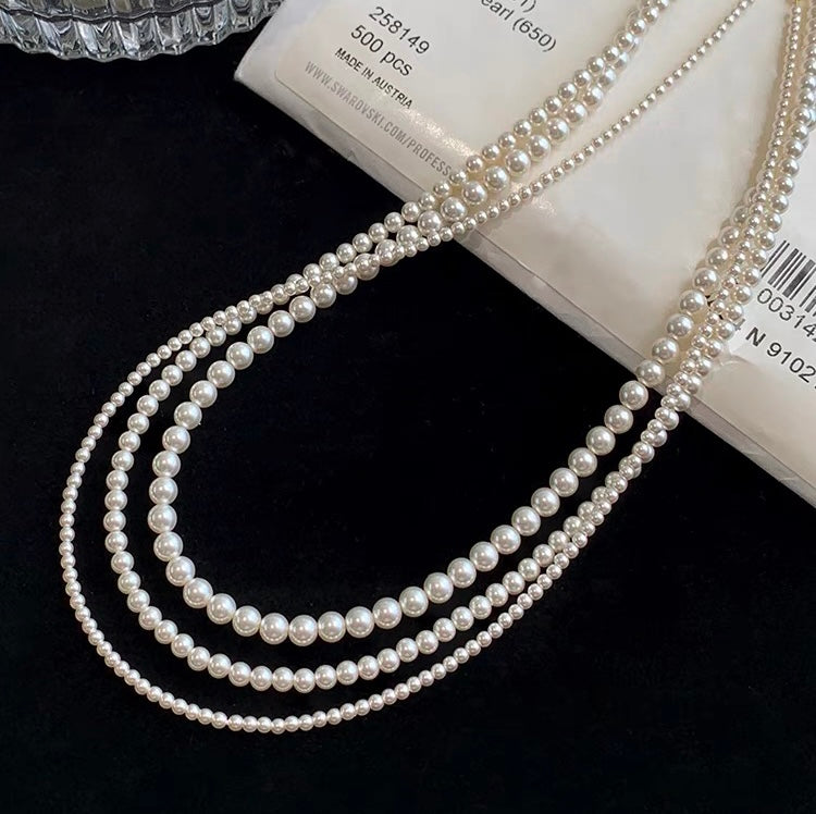 Pearl Necklace 2mm 4mm 6mm